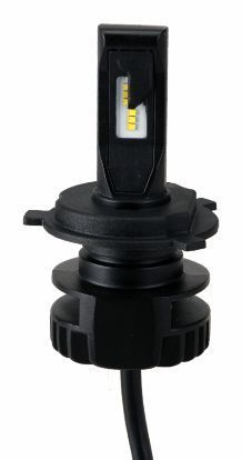 Ampoule H4 LED + Ballast Code et Code/Phare 16W - 2200 Lumens